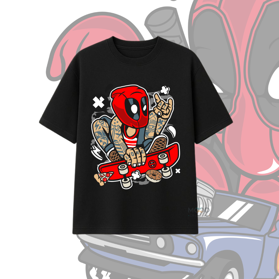 Camiseta Deadpool Skater