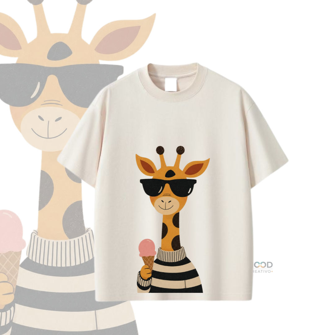 Camiseta Jirafa Cool