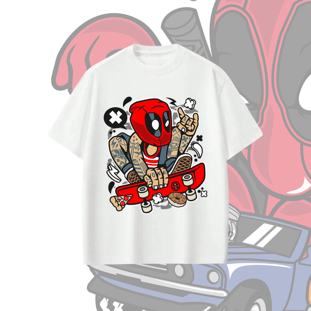 Camiseta Deadpool Skater