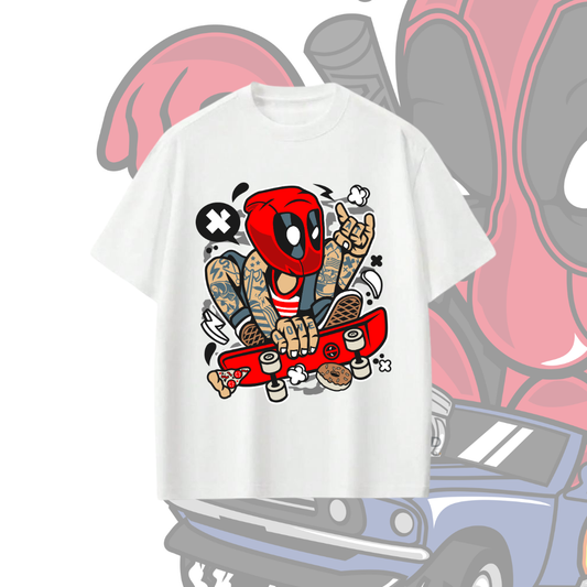 Camiseta Deadpool Skater