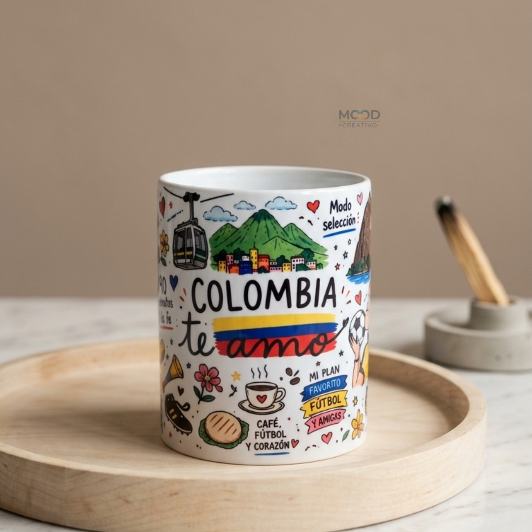 Taza Mujer Futbolera Colombiana 11 oz